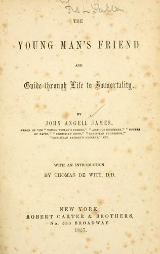 Cover for young mans friend and guide through life to immortality