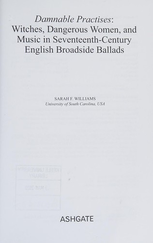 Cover for Damnable Practises