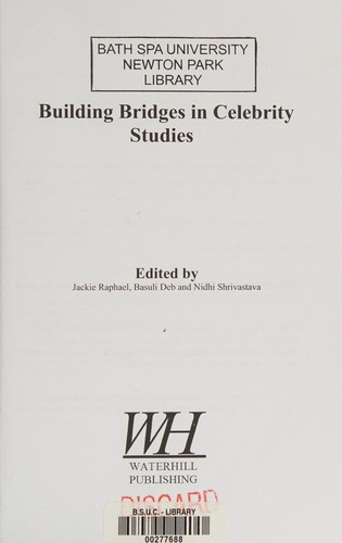 Cover for Building Bridges in Celebrity Studies