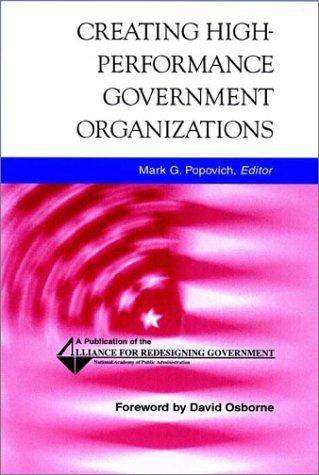 Cover for Creating high performance organizations