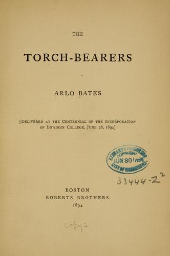 Cover for The torch-bearers