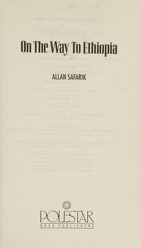 Cover for On the Way to Ethiopia