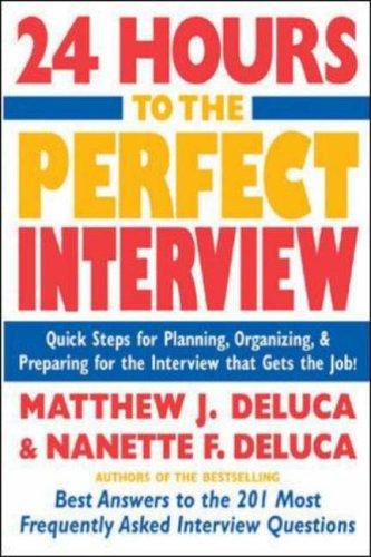 Cover for 24 Hours to the Perfect Interview 