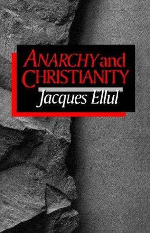 Cover for Anarchy and Christianity
