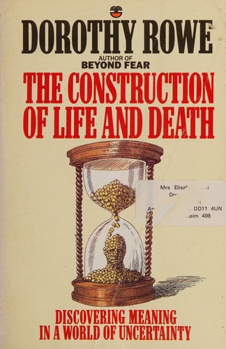Cover for The construction of life and death