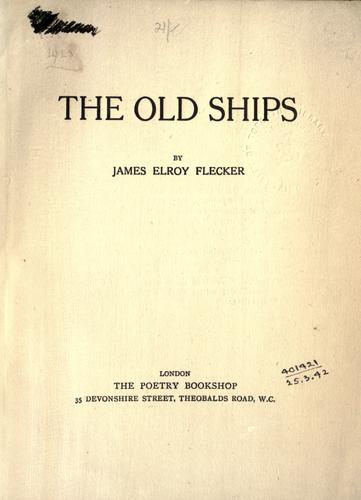 Cover for The old ships.