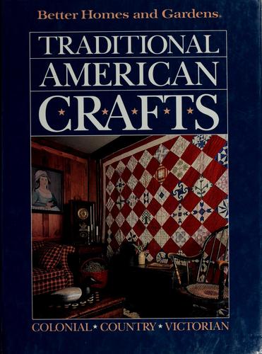 Cover for Traditional American crafts