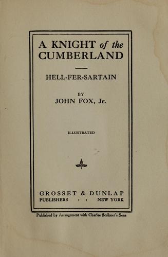 Cover for A knight of the Cumberland