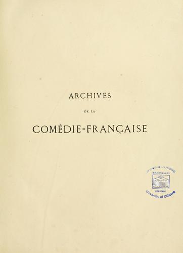 Cover for Registre de La Grange (1658-1685)