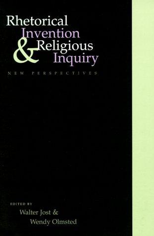 Cover for Rhetorical Invention and Religious Inquiry