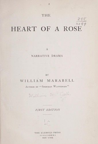 Cover for The heart of a rose