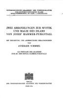 Cover for Zwei Abhandlungen zur Mystik und Magie des Islams von Josef Hammer-Purgstall