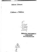 Cover for Cultura e Política