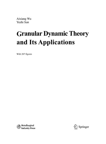 Cover for Granular dynamic theory and its applications