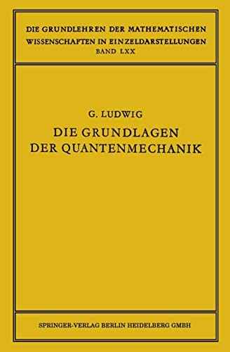 Cover for Die Grundlagen der Quantenmechanik
