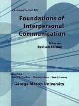 Cover for Foundations of Interpersonal Communication