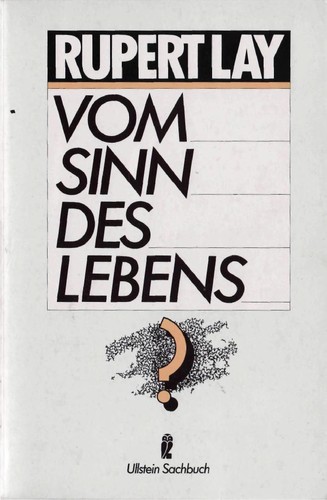 Cover for Vom Sinn des Lebens