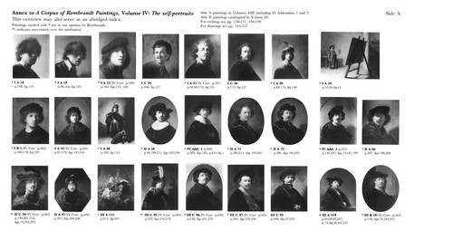 Cover for A Corpus of Rembrandt Paintings: Volume I