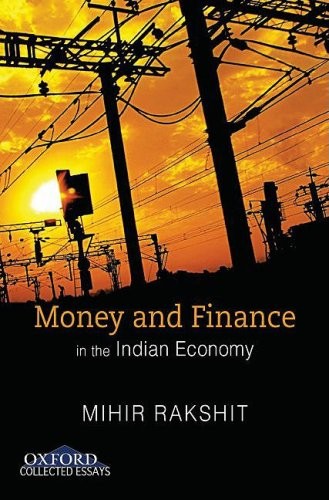 Cover for Money and finance in the Indian economy