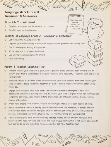 Cover for Skill Builders - Grammar & Sentences Grade 3 (Skill Builders Language)