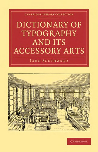 Cover for Dictionary of typography and its accessory arts