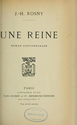 Cover for Une reine