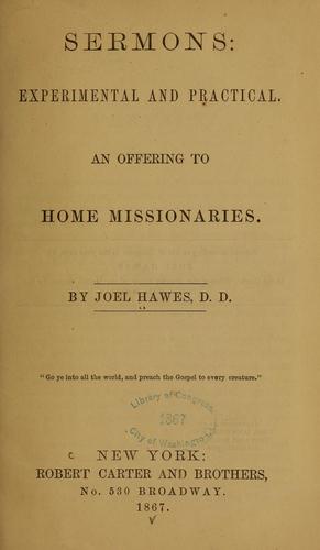Cover for Sermons: experimental and practical