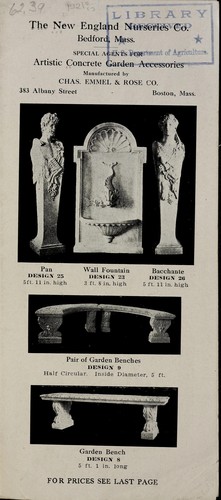 Cover for Artistic concrete garden accessories