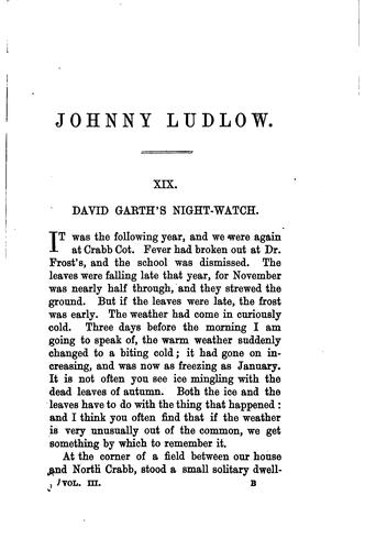 Cover for Johnny Ludlow: In Three Volumes
