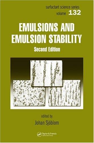 Cover for Emulsions and emulsion stability