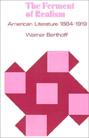 Cover for The ferment of realism