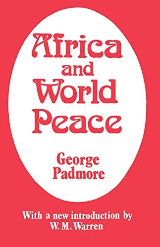 Cover for Africa and world peace
