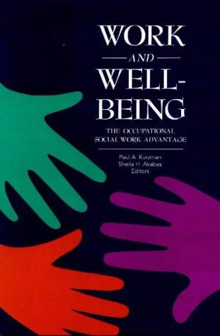 Cover for Work and Well-Being
