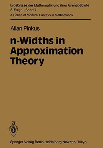 Cover for n-Widths in Approximation Theory