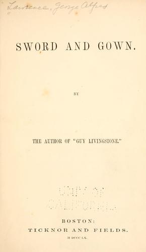 Cover for Sword and gown