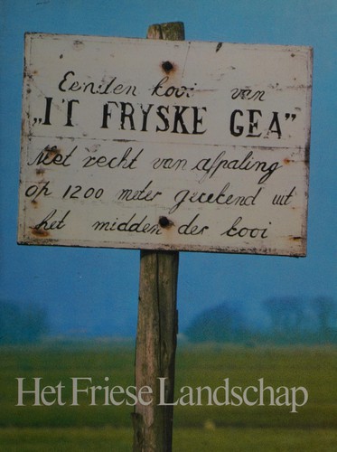 Cover for It Fryske gea