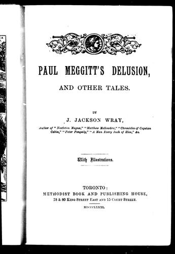 Cover for Paul Meggitt's delusion