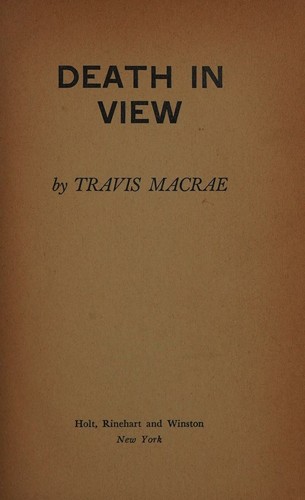 Cover for Death in View