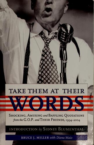 Cover for Take them at their words