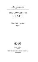 Cover for The concept of peace.
