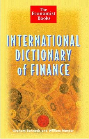 Cover for International Dictionary of Finance