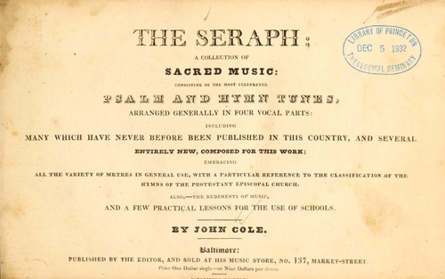 Cover for The Seraph