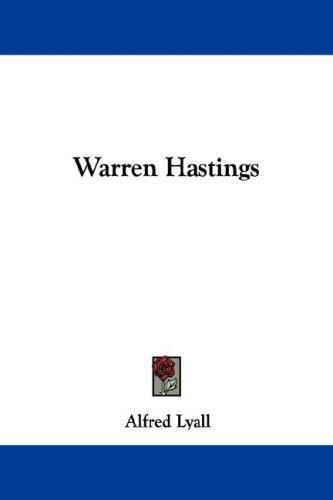 Cover for Warren Hastings