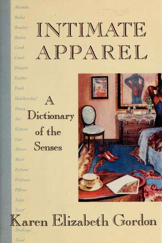 Cover for Intimate apparel