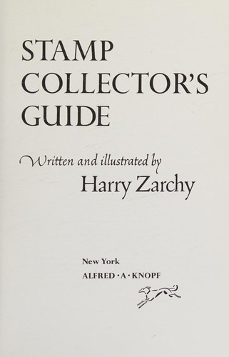 Cover for Stamp collector's guide