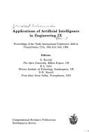 Cover for Applications of artificial intelligence in engineering IX