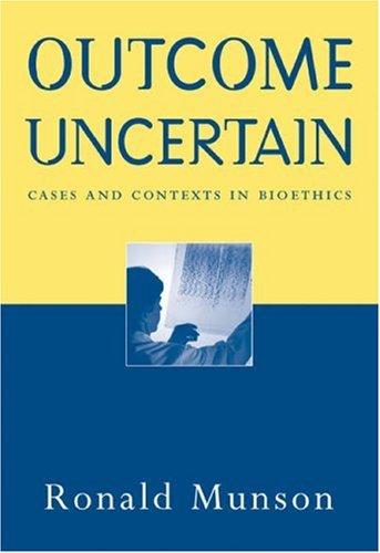 Cover for Outcome Uncertain