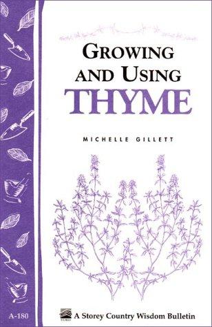 Cover for Growing and using thyme