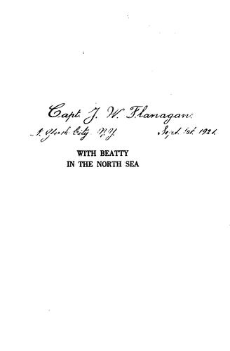 Cover for With Beatty in the North sea