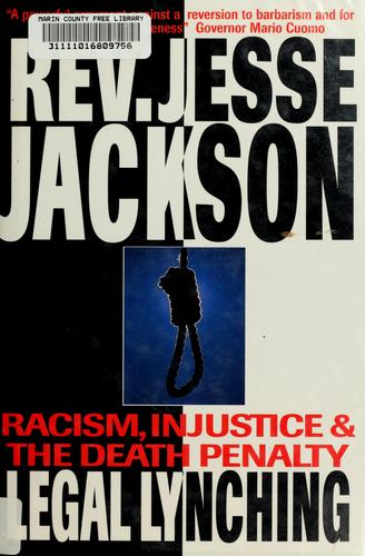 Cover for Legal lynching